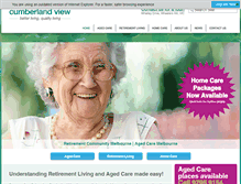 Tablet Screenshot of cumberlandview.com.au